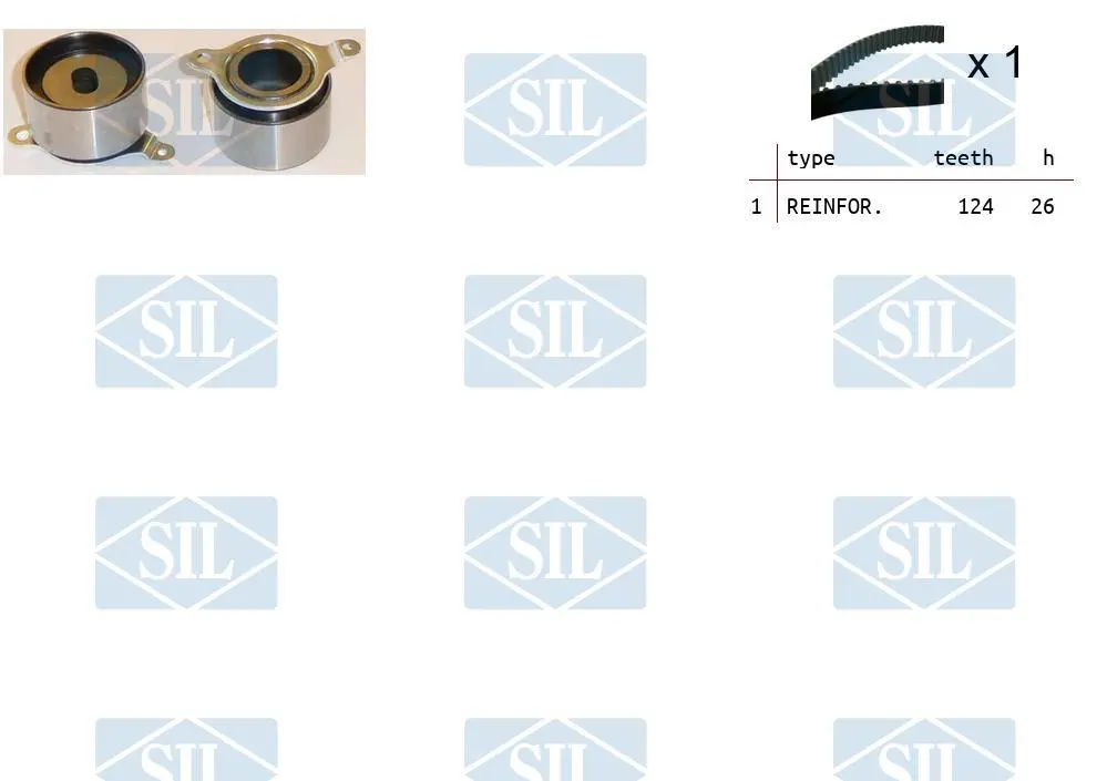 комплект ангренажен ремък Saleri SIL          