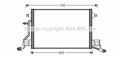 кондензатор, климатизация AVA QUALITY COOLING 