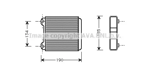 топлообменник, отопление на вътрешното пространство AVA QUALITY COOLING 