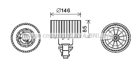вентилатор вътрешно пространство AVA QUALITY COOLING 