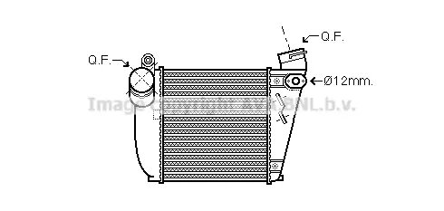 интеркулер (охладител за въздуха на турбината) AVA QUALITY COOLING 