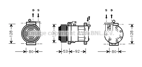 компресор, климатизация AVA QUALITY COOLING 