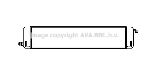 маслен радиатор, двигателно масло AVA QUALITY COOLING 