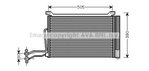 кондензатор, климатизация AVA QUALITY COOLING 