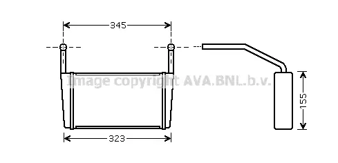 топлообменник, отопление на вътрешното пространство AVA QUALITY COOLING 