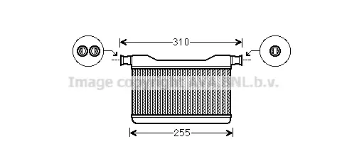 топлообменник, отопление на вътрешното пространство AVA QUALITY COOLING 