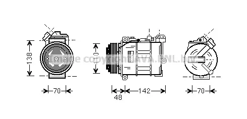 компресор, климатизация AVA QUALITY COOLING 