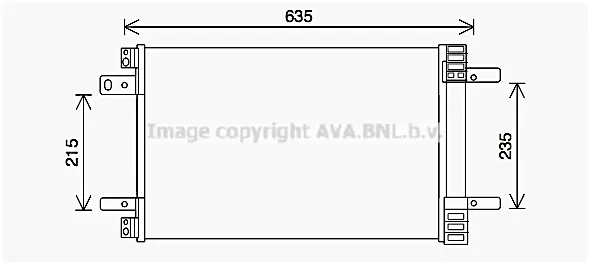 кондензатор, климатизация AVA QUALITY COOLING 