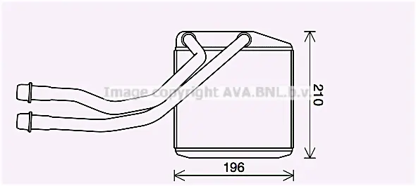 топлообменник, отопление на вътрешното пространство AVA QUALITY COOLING 