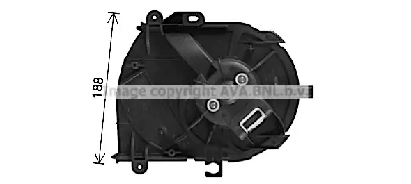 вентилатор вътрешно пространство AVA QUALITY COOLING 