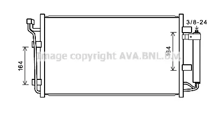 кондензатор, климатизация AVA QUALITY COOLING 