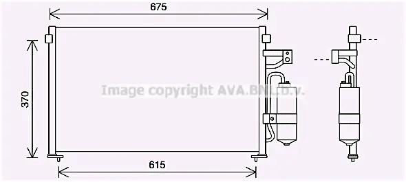 кондензатор, климатизация AVA QUALITY COOLING 