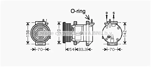 компресор, климатизация AVA QUALITY COOLING 