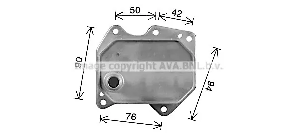 маслен радиатор, двигателно масло AVA QUALITY COOLING 