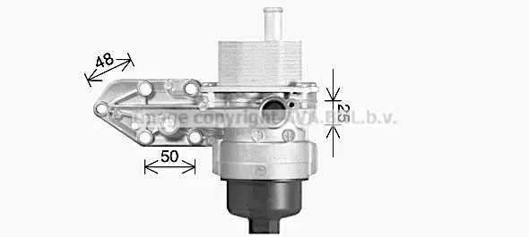 маслен радиатор, двигателно масло AVA QUALITY COOLING 