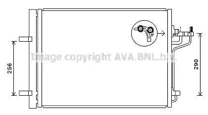 кондензатор, климатизация AVA QUALITY COOLING 