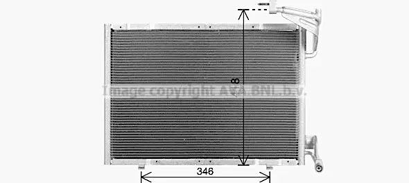 кондензатор, климатизация AVA QUALITY COOLING 
