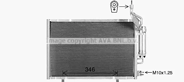 кондензатор, климатизация AVA QUALITY COOLING 