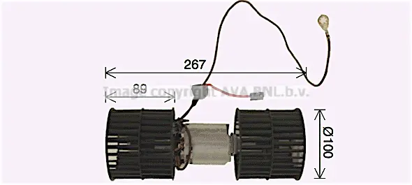 вентилатор вътрешно пространство AVA QUALITY COOLING 