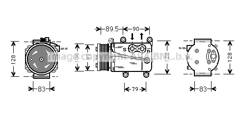Компресор, климатизация AVA QUALITY COOLING