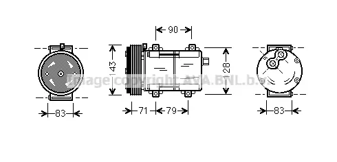Компресор, климатизация AVA QUALITY COOLING