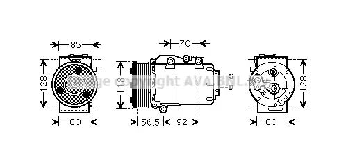 Компресор, климатизация AVA QUALITY COOLING