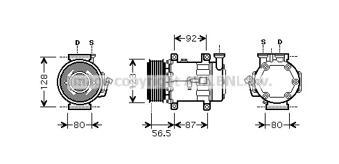 компресор, климатизация AVA QUALITY COOLING 
