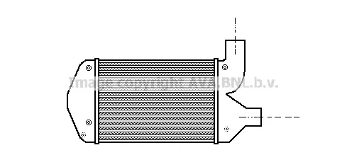 интеркулер (охладител за въздуха на турбината) AVA QUALITY COOLING 