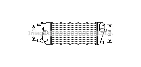 интеркулер (охладител за въздуха на турбината) AVA QUALITY COOLING 