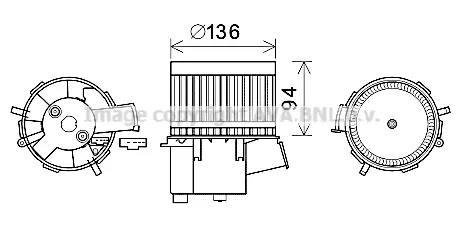 вентилатор вътрешно пространство AVA QUALITY COOLING 
