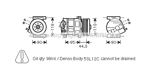 компресор, климатизация AVA QUALITY COOLING 