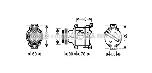 компресор, климатизация AVA QUALITY COOLING 