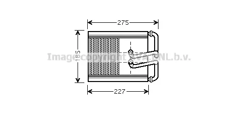 топлообменник, отопление на вътрешното пространство AVA QUALITY COOLING 