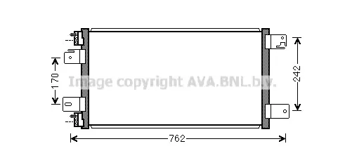 кондензатор, климатизация AVA QUALITY COOLING 