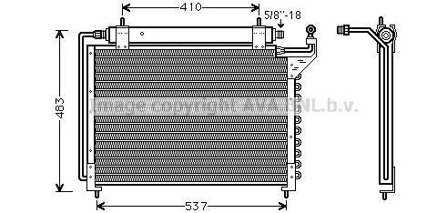 кондензатор, климатизация AVA QUALITY COOLING 