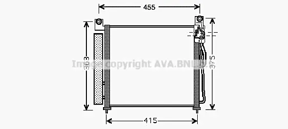 кондензатор, климатизация AVA QUALITY COOLING 