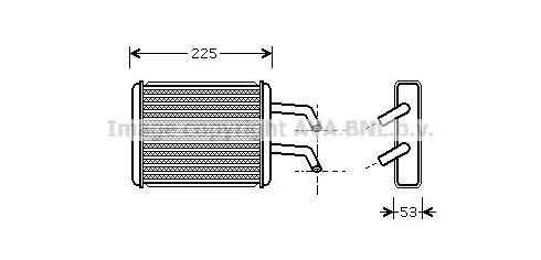 топлообменник, отопление на вътрешното пространство AVA QUALITY COOLING 