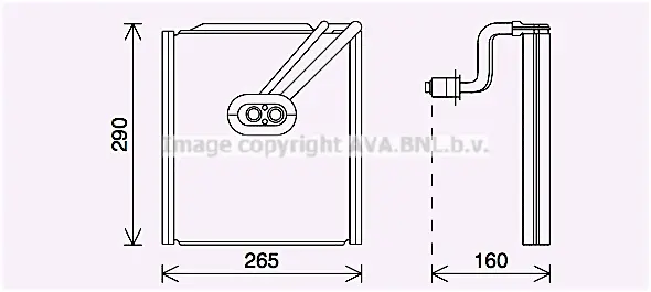 изпарител, климатична система AVA QUALITY COOLING 