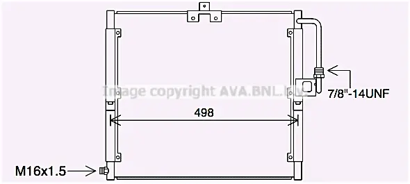 кондензатор, климатизация AVA QUALITY COOLING 