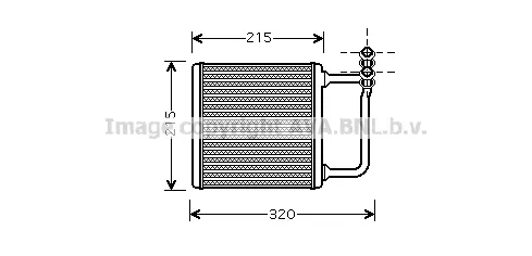 топлообменник, отопление на вътрешното пространство AVA QUALITY COOLING 