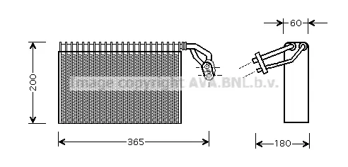 изпарител, климатична система AVA QUALITY COOLING 