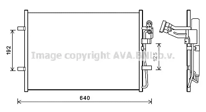 кондензатор, климатизация AVA QUALITY COOLING 