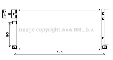 кондензатор, климатизация AVA QUALITY COOLING 