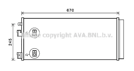 кондензатор, климатизация AVA QUALITY COOLING 