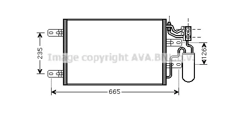 кондензатор, климатизация AVA QUALITY COOLING 