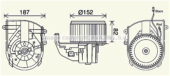 вентилатор вътрешно пространство AVA QUALITY COOLING 