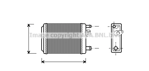 топлообменник, отопление на вътрешното пространство AVA QUALITY COOLING 