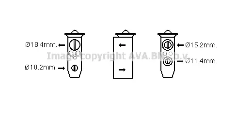 разширителен клапан, климатизация AVA QUALITY COOLING 