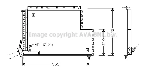 кондензатор, климатизация AVA QUALITY COOLING 