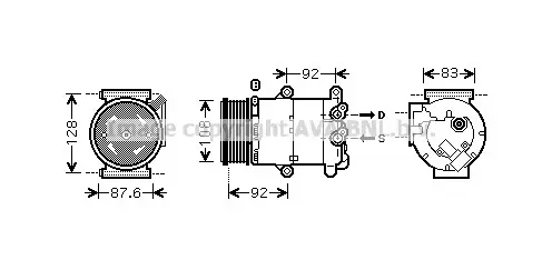 компресор, климатизация AVA QUALITY COOLING 